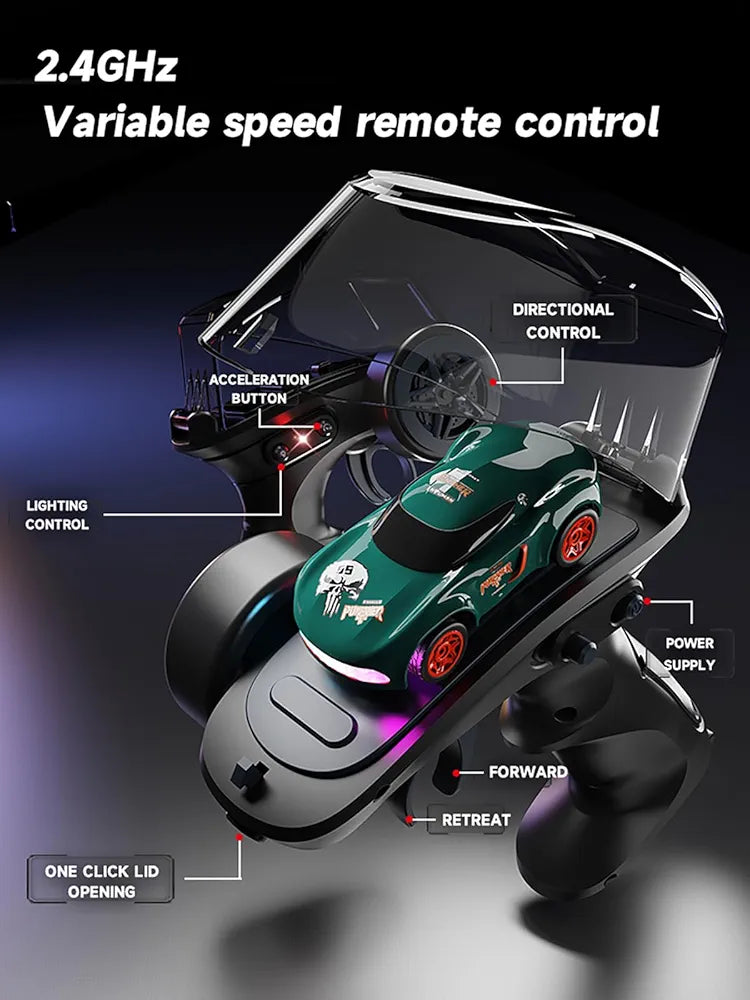 Buy Mini Drift car high speed RC, 2.4Ghz Micro Turbo Racing 4WD Desktop Remote Control Rally Car with LED Lights for Adults Kid samstoy.in Sams toy world shop in Ahmedabad Gujarat 