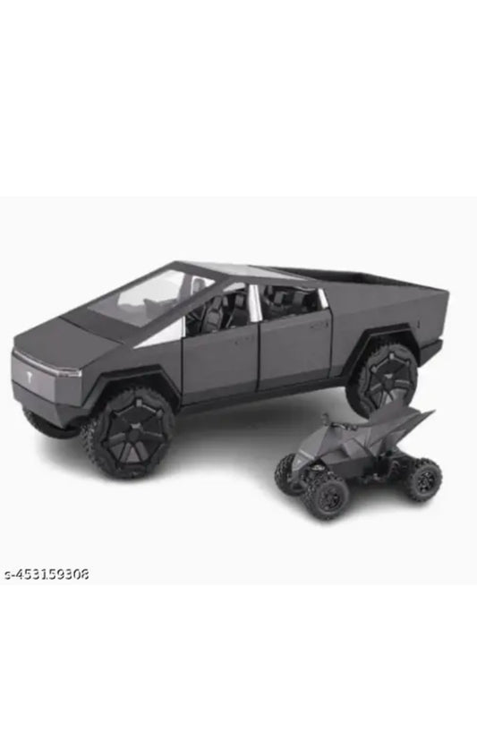 Buy Metal Pull Back Diecast Car 1:24 Big Tesla Cybertruck Pull Back Car Model with Sound Light Sam's Toy World  Sams toy world shop in Ahmedabad Gujarat 