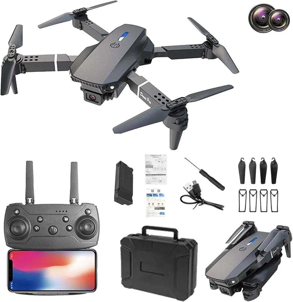 Buy Drone with Camera 1080p HD, WiFi FPV Drone for Beginners, RC Quadcopter, Gravity Sensor, Flip Mode, Departure/Landing with One Button, One Button, Return, Foldable Drones, |Sams toy World samstoy.in Sams toy world shop in Ahmedabad Gujarat 