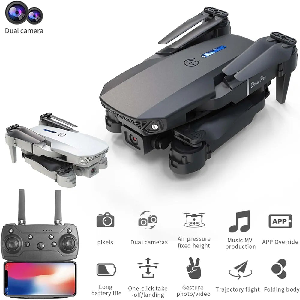 Buy Drone with Camera 1080p HD, WiFi FPV Drone for Beginners, RC Quadcopter, Gravity Sensor, Flip Mode, Departure/Landing with One Button, One Button, Return, Foldable Drones, |Sams toy World samstoy.in Sams toy world shop in Ahmedabad Gujarat 