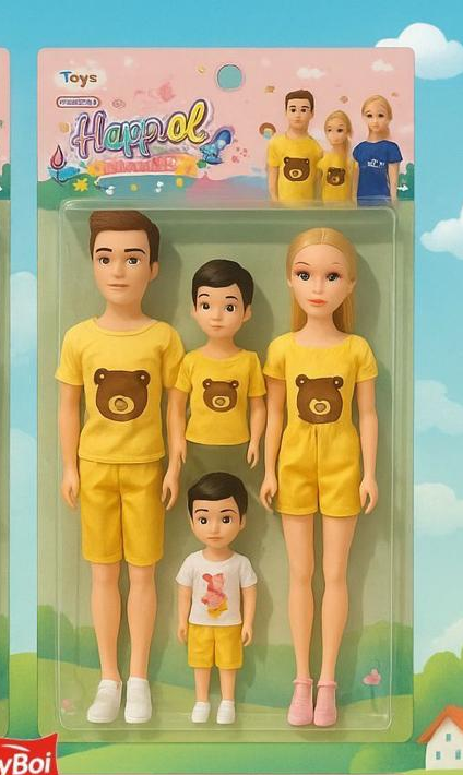 Buy Family Playset Dolls for Kids | Includes Parents and Children | Toy Set | sams toy world Sam's Toy World  Sams toy world shop in Ahmedabad Gujarat 