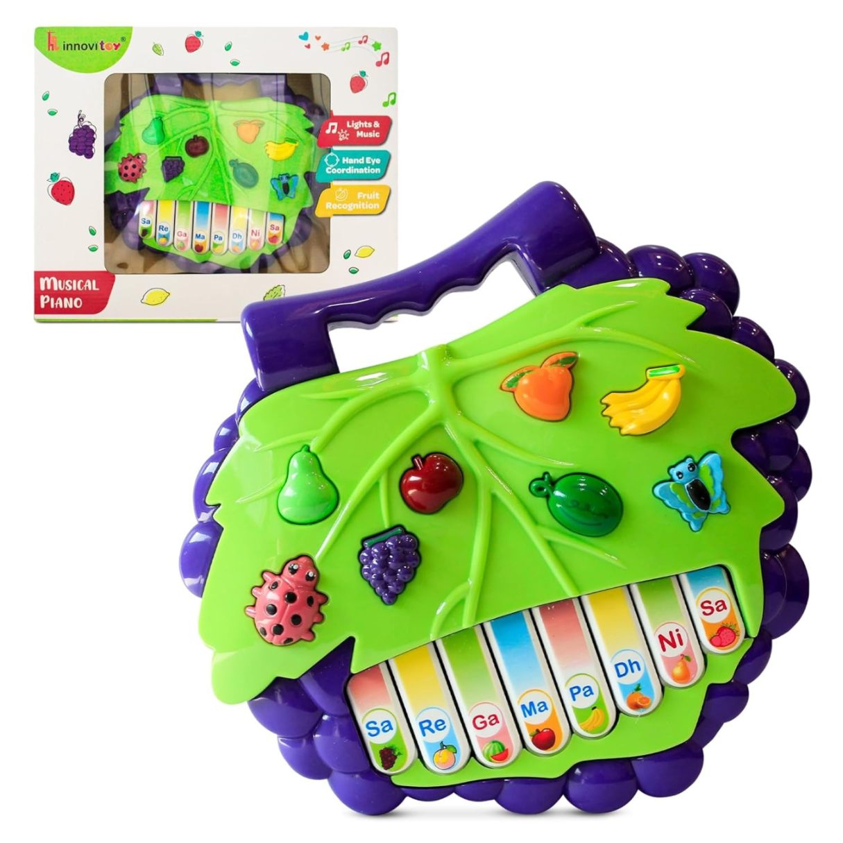 Buy MUSICAL PIANO|3 Activity Modes| 8 paino keys| Sam's toy World samstoy.in Sams toy world shop in Ahmedabad Gujarat 