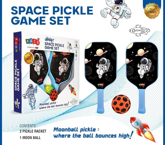 Buy Pickleball Racket Set – 2 Lightweight Paddles 1 Soft Moon Ball – Fun Indoor & Outdoor Game for Kids – Unicorn & Space Designs Friendly Sports Toy for Boys & Girls | Sams toy world Sam's Toy World  Sams toy world shop in Ahmedabad Gujarat 