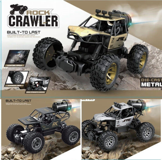 Buy Rock Crawler SPRAY Offroad Car | Die Cast Metal | Cool Lightings and Mist Spray samstoy.in Sams toy world shop in Ahmedabad Gujarat 