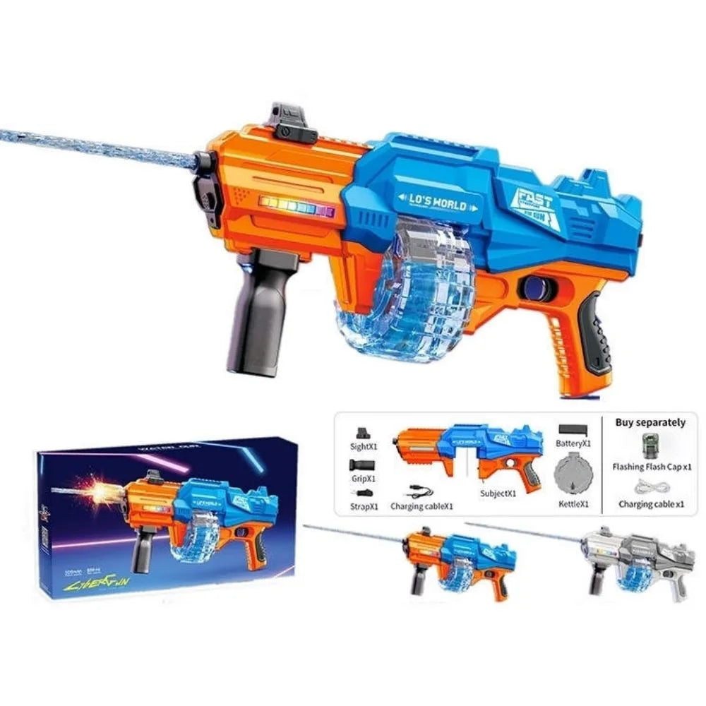 Best Electric Water Gun Blaster Toy | Nerf Style Holi Pichkari | 1 Player | Age 6+ | Sam's Toy Ahmedabad