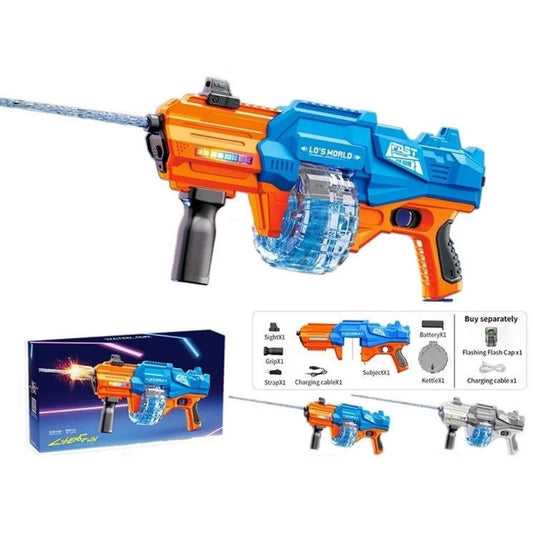 Best Electric Water Gun Blaster Toy | Nerf Style Holi Pichkari | 1 Player | Age 6+ | Sam's Toy Ahmedabad