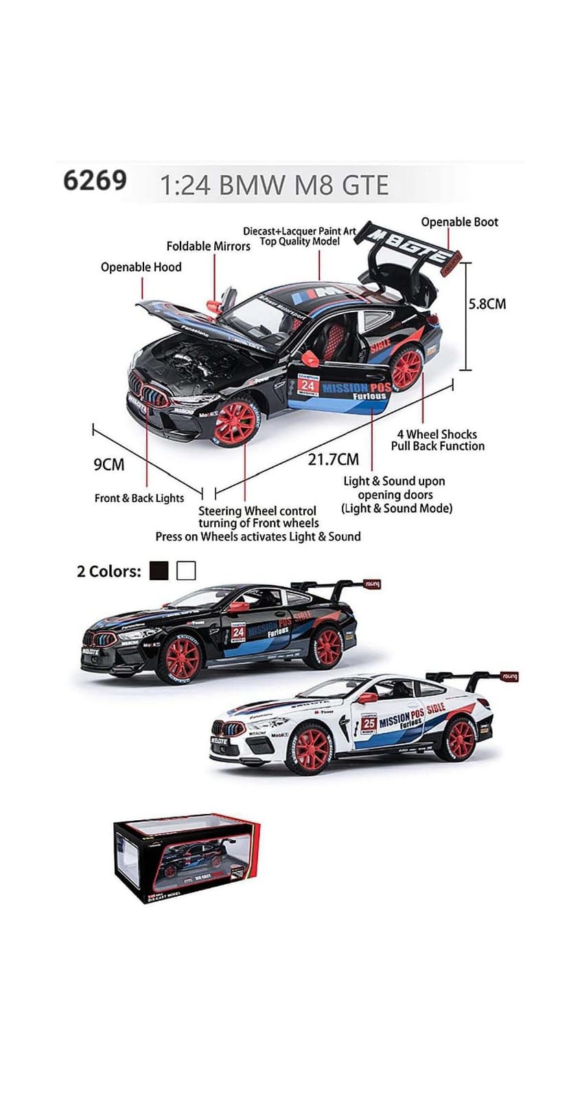 Buy 1:32 BMW M8 Thunder Toy Car Metal Pull Back Diecast Car with Openable Door and Sound Light, Gifts Toys for Kids Black | sams toy world Sam's Toy World  Sams toy world shop in Ahmedabad Gujarat 