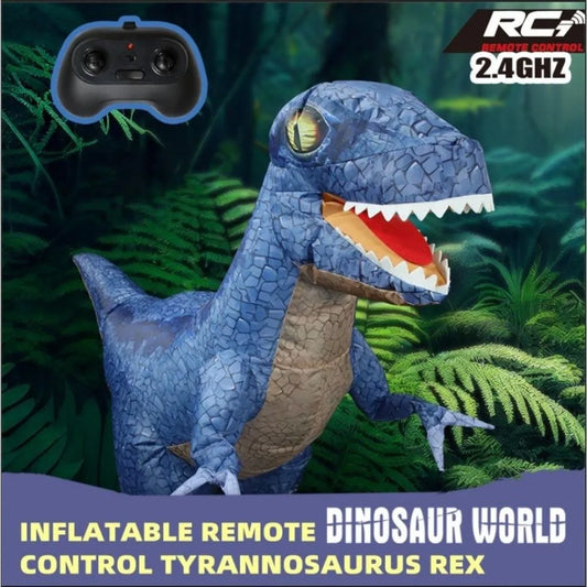 New Remote Control Inflatable Dinosaur Toy | 6-Channel Remote Control | 30m Range | Realistic Electric Dinosaur | Kids Toy