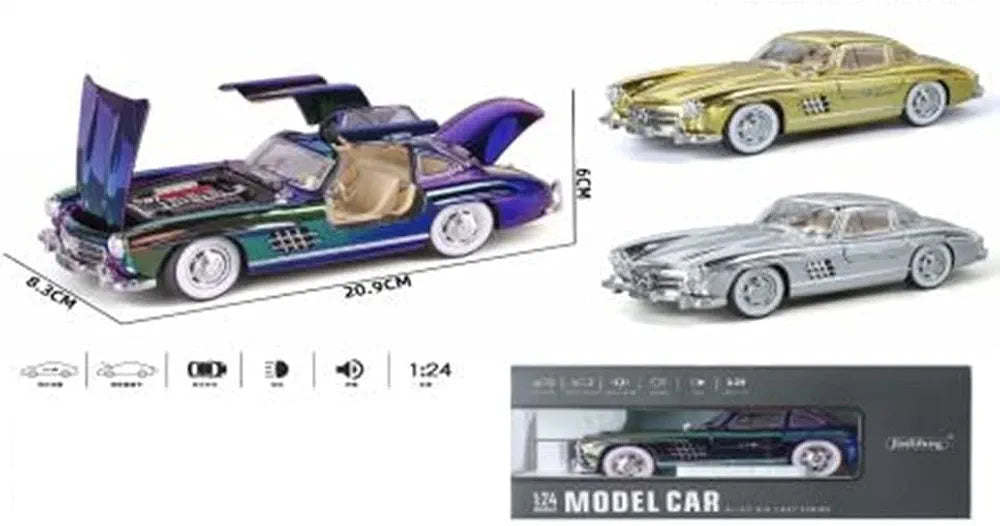 Buy Mercedees Benzs 300SL 1936 Vintage Classic Car Alloy Car Model Sound and Light Pull Back Childrens Toy | sams toy world Sam's Toy World  Sams toy world shop in Ahmedabad Gujarat 