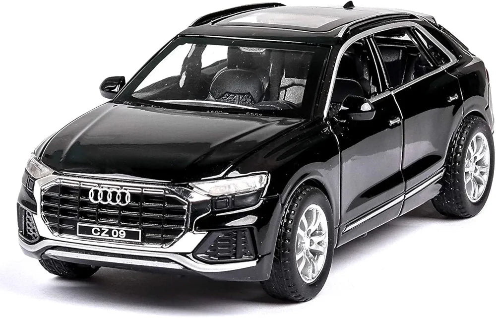 Buy Metal Pull Back Audi Q8 Die-cast Car | Scale Model with Sound Light | Car with Front 2 Doors & Dicky Open | sams toy world Sam's Toy World  Sams toy world shop in Ahmedabad Gujarat 