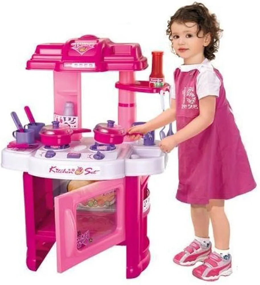 Buy Battery Operated Beauty Kitchen Appliance Cooking Play Set with Lights & Sound ( 24 Pieces | sams toy World Sam's Toy World  Sams toy world shop in Ahmedabad Gujarat 