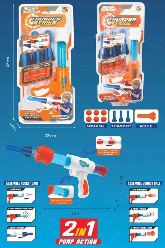 Buy Foam Ball Blaster Toy Gun Soft Bullet Air Gun Pistol Soft Bullet Toy Air Soft Guns for Kids samstoy.in Sams toy world shop in Ahmedabad Gujarat 