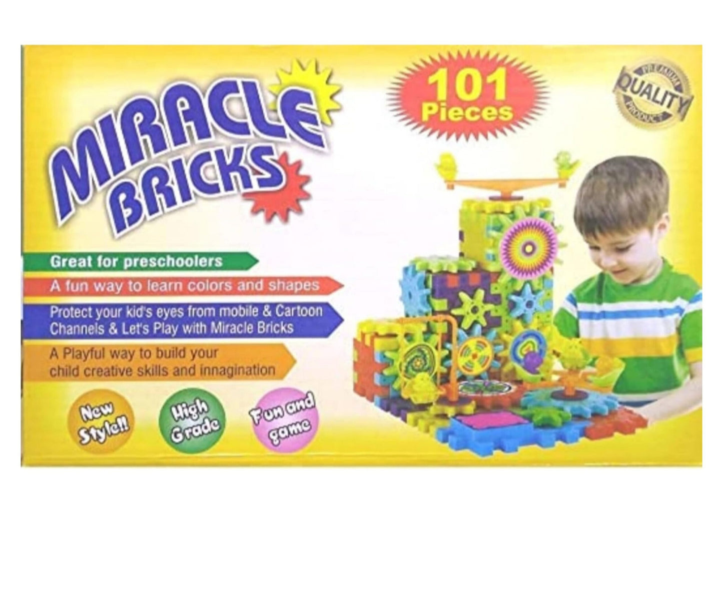 Buy Bricks Motorized Spinning Gear Building Block | 101 pieces| 500+ Design samstoy.in Sams toy world shop in Ahmedabad Gujarat 