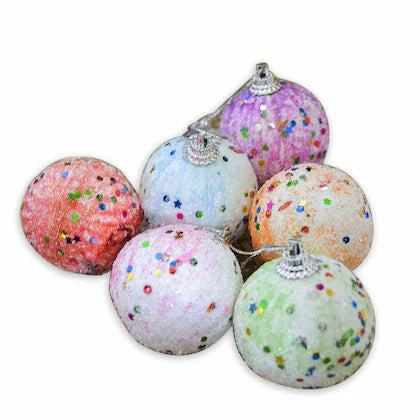 Buy Multicolor Hanging Balls Christmas Tree Ornaments for Xmas Tree Decorations 6 Piece | sams toy world Sam's Toy World  Sams toy world shop in Ahmedabad Gujarat 