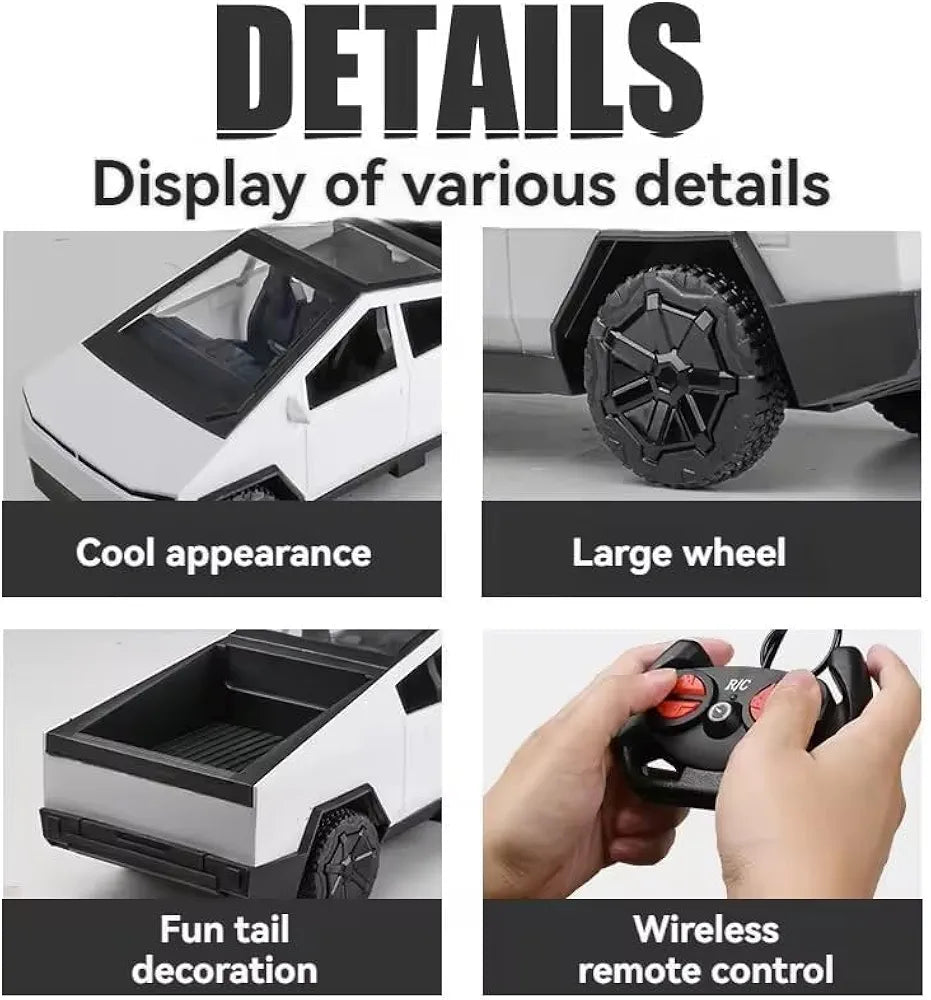 Buy Tesla Cybertruck Toy Car – 2.4GHz Remote Controlled Vehicle with Lights | Electric Toy Car for Kids | 1:14 Scale Stylish Remote Controlled Truck | sams toy world Sam's Toy World  Sams toy world shop in Ahmedabad Gujarat 