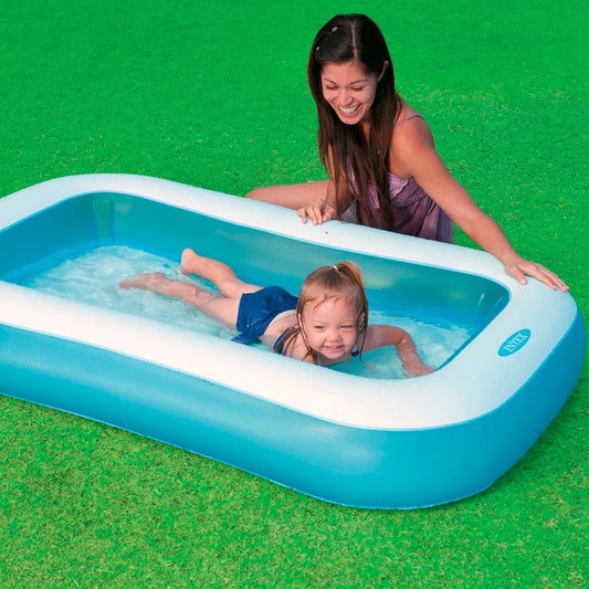 Intex Soft Inflatable Rectangular Swimming Pool | 6 feet | Sams Toy World Ahmedabad Gujarat