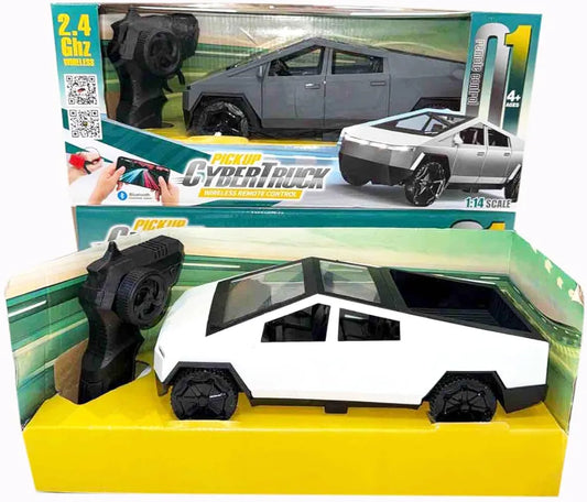 Buy Tesla Cybertruck Toy Car – 2.4GHz Remote Controlled Vehicle with Lights | Electric Toy Car for Kids | 1:14 Scale Stylish Remote Controlled Truck | sams toy world Sam's Toy World  Sams toy world shop in Ahmedabad Gujarat 