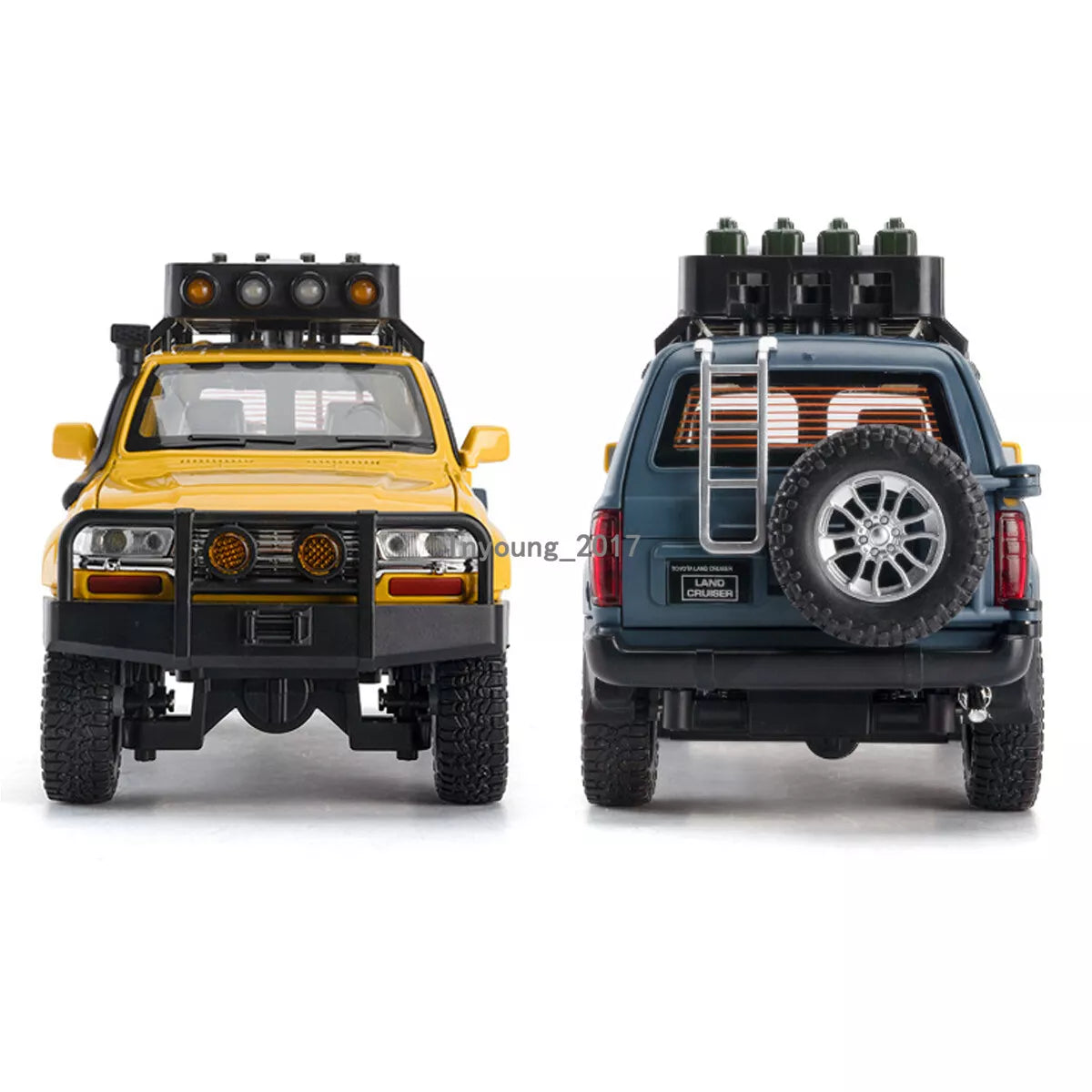 Sams Toy 1:24 Land Cruiser LC80 Model Car Diecast Toy Cars Toy for Boy Kids Gift