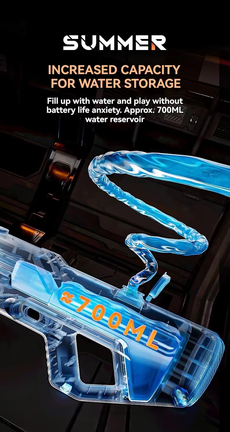 Transparent Pichkari Lumo long range water gun at Sam's Toy Ahmedabad Gujarat with 700ML water reservoir