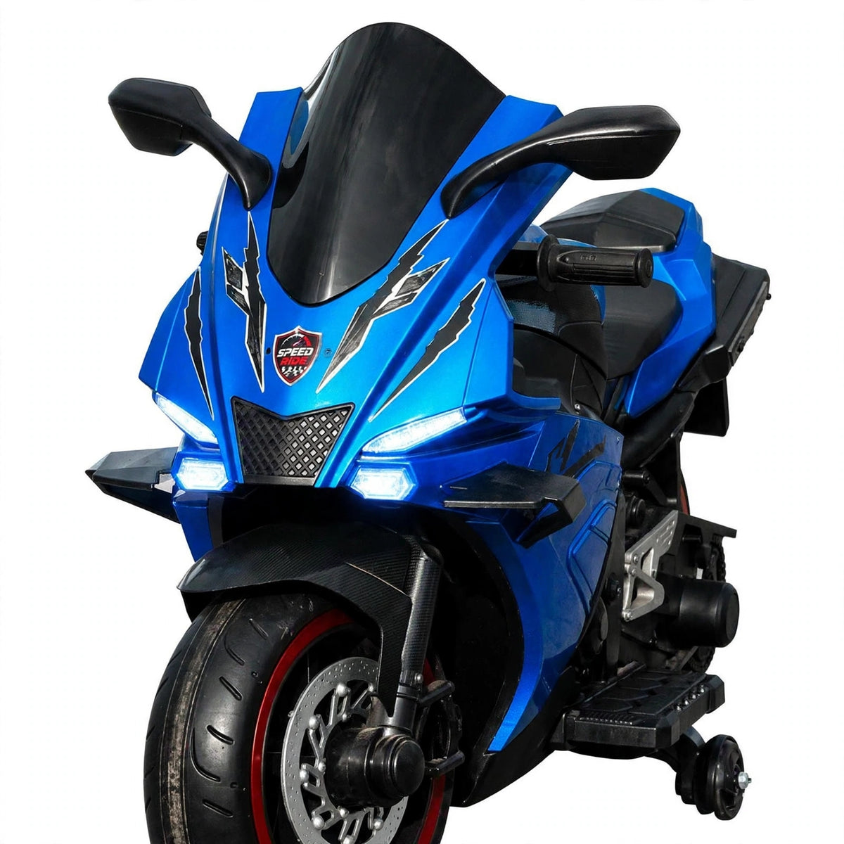 Kids Bike Electric rechargeable ride on children bike by Sam's Ahmedabad in blue for ages 3 to 8 from Sam's Toy World