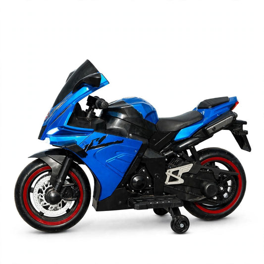 Kids Bike Electric rechargeable ride on children bike by Sam's Ahmedabad in blue, suitable for ages 3-6, by Sam's Toy World