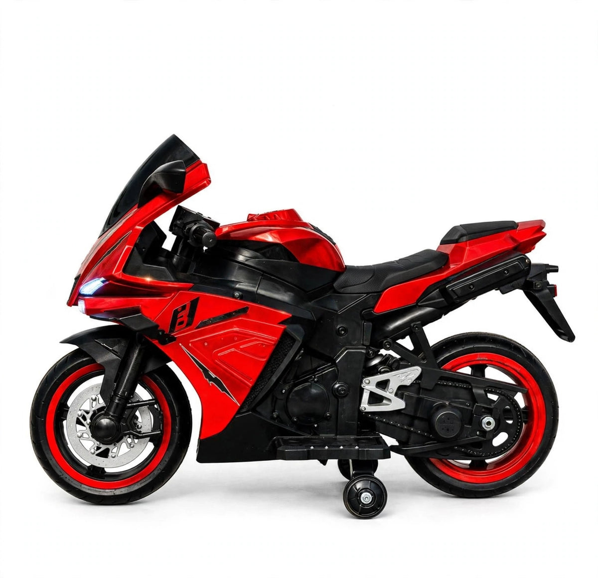 Kids Bike Electric rechargeable ride on children bike by Sam's Ahmedabad in red for ages 3 and up from Sam's Toy World