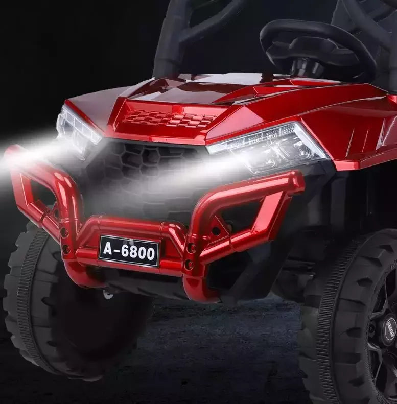 Buy children's electric car Ahmedabad Sam's online Gujarat India red kids ride on car with headlights on
