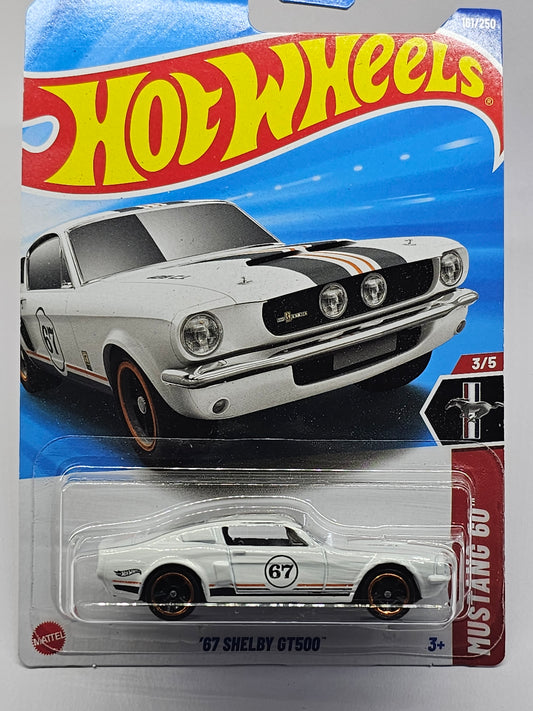 Hot Wheels 67 Shelby GT500 for sale Sam's Toy Ahmedabad white diecast car toy in packaging