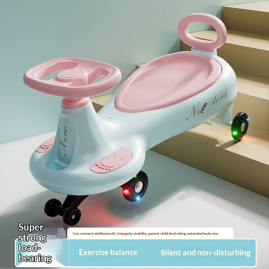 Colorful ride-on car for kids Sam's Toy Ahmedabad with strong bearing, suitable for toddlers