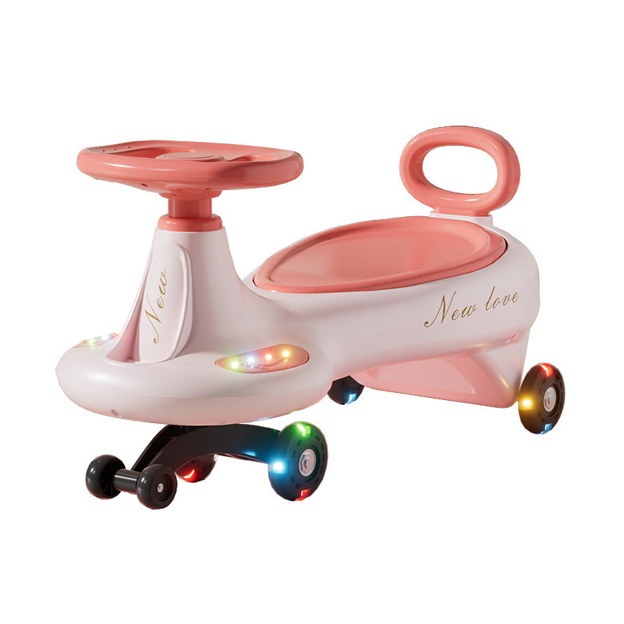 Colorful ride-on car for kids Sam's Toy Ahmedabad with lights, suitable for toddlers from age 2