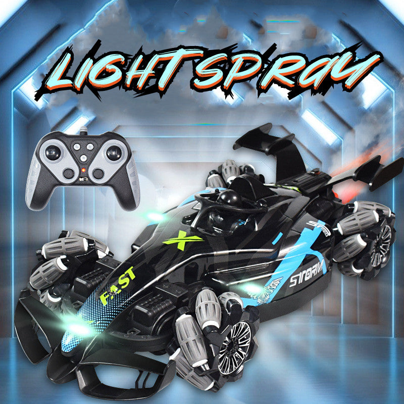 F1 Spray Remote Control Car in Black with Drift Action for Ages 5 and Up from Sam's Toy World