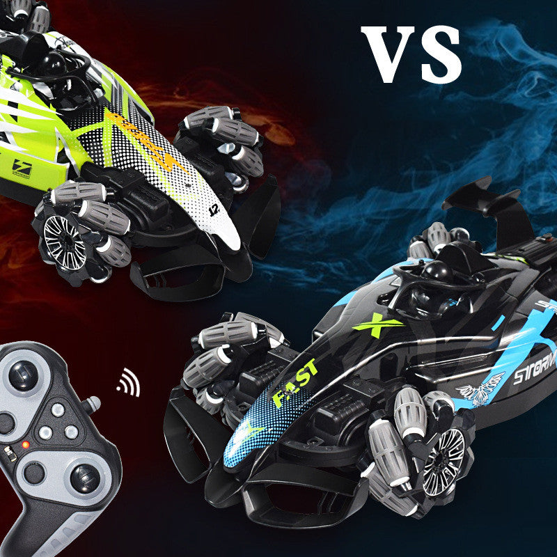F1 Spray Remote Control Car in vibrant colors for gesture drift action, suitable for ages 8 and up from Sam's Toy World