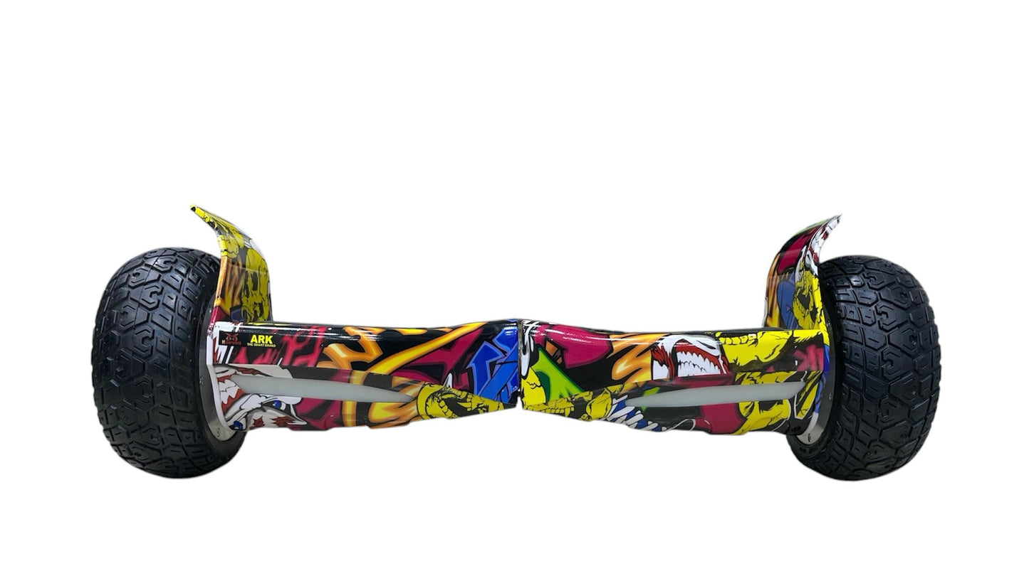 Colorful hoverboard off-road Sam's Toy Ahmedabad Gujarat with large tires for all-terrain fun