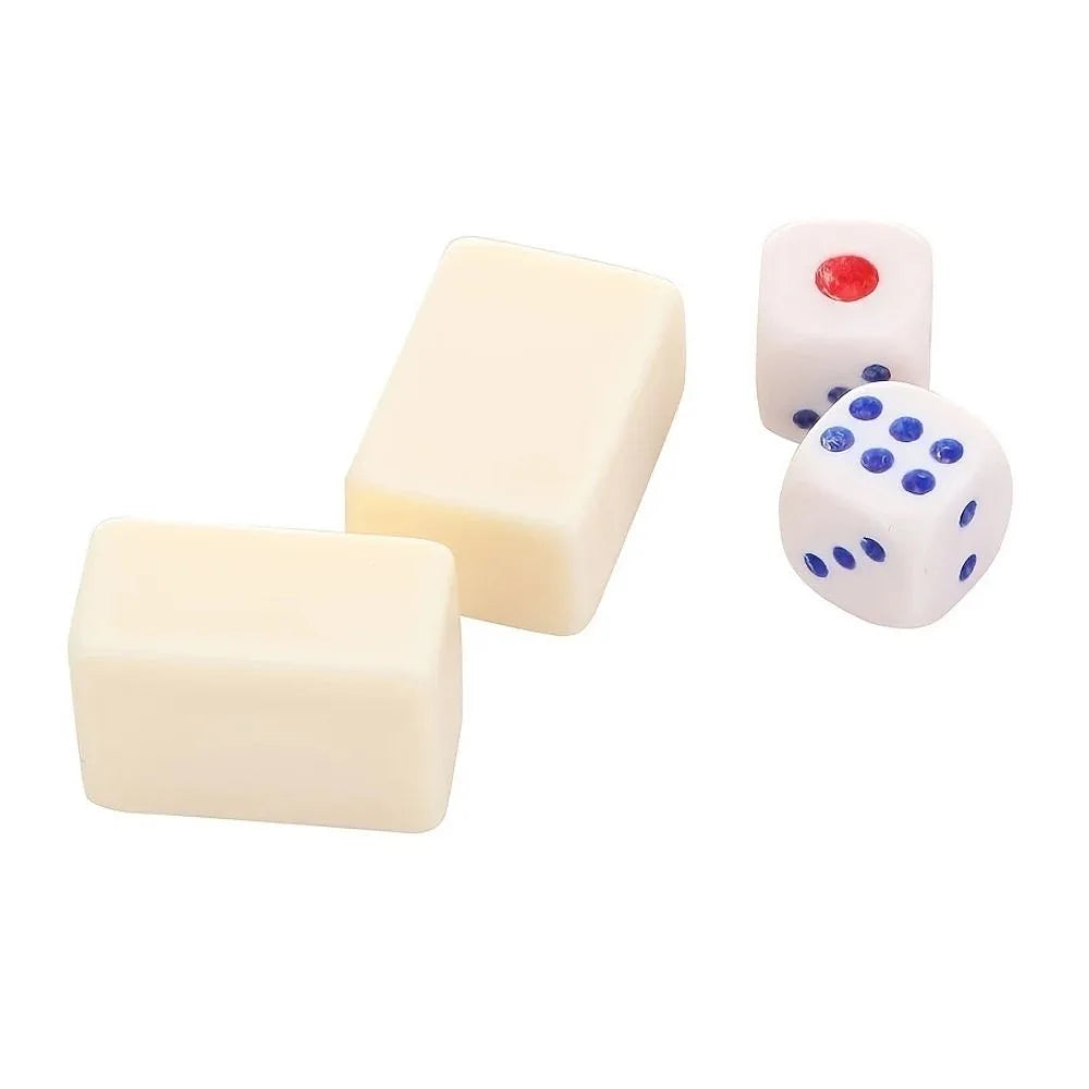 Mah jongg games in Ahmedabad by Sam's Toy with cream pieces and colorful dice for family fun