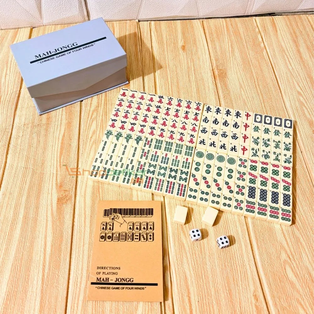 Mah jongg games in Ahmedabad by Sam's Toy with complete set and directions for playing