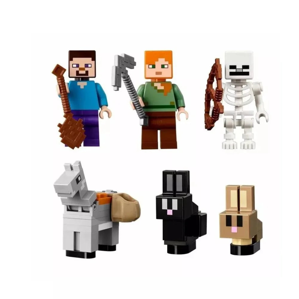 Minecraft set Lego by Sam's Toy World Ahmedabad Gujarat featuring characters and animals for imaginative play