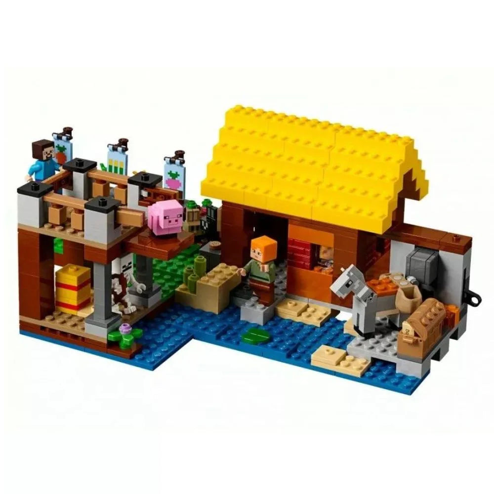 Minecraft set Lego by Sam's Toy World Ahmedabad Gujarat featuring colorful building blocks and characters for creative play