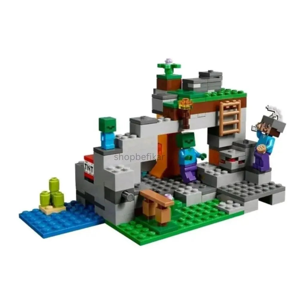 Minecraft on blocks by Sam's Toy World Ahmedabad featuring colorful building bricks for creative play