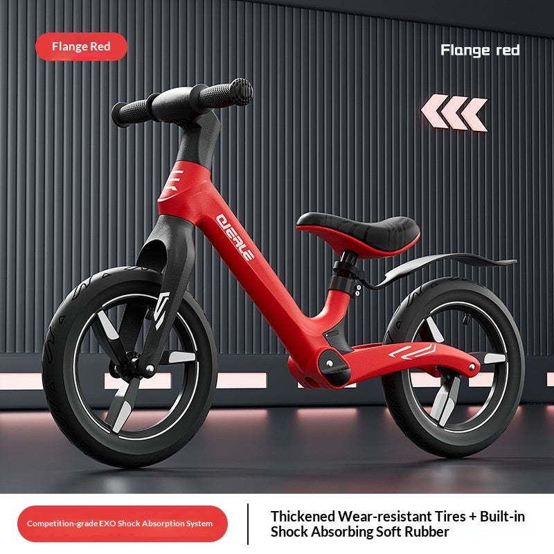 Flange Red Balance Bike Toddler Sam's Toy World Ahmedabad for Ages 2 to 5 with Shock Absorbing Features