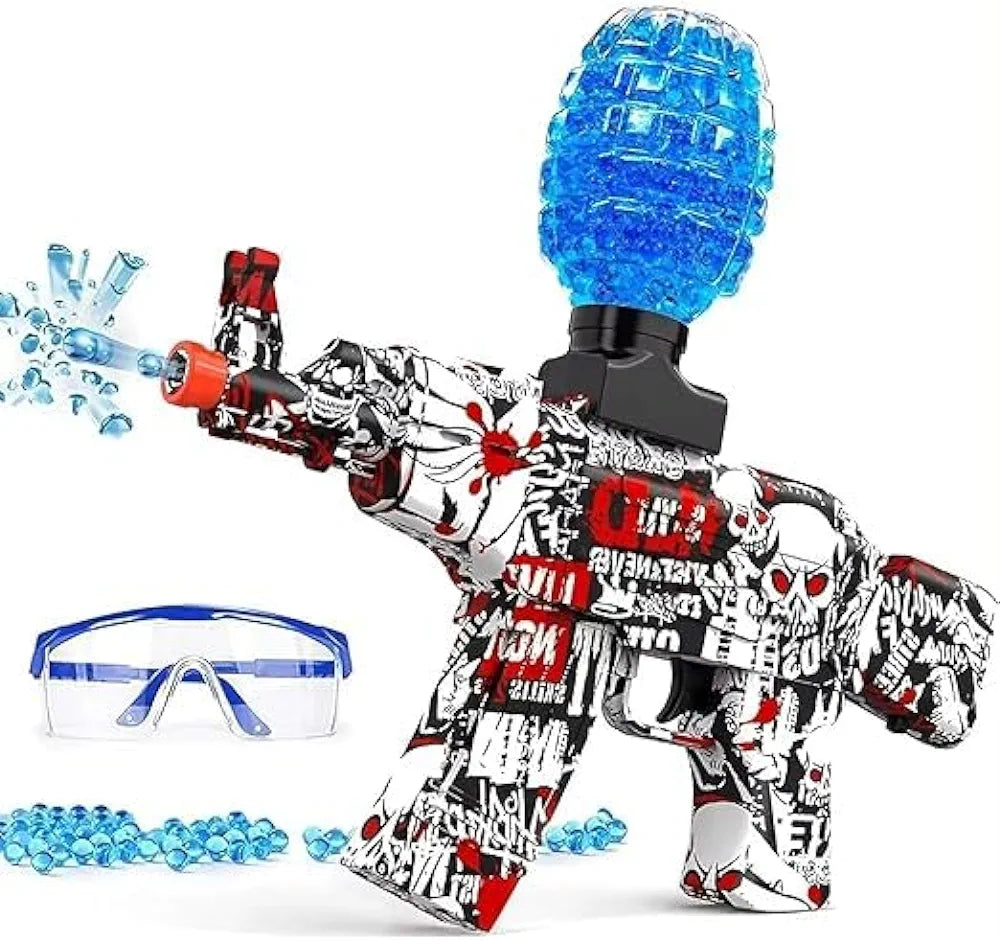 Colorful blaster gel gun in Ahmedabad Gujarat at Sam's Toy World, perfect for outdoor fun and games