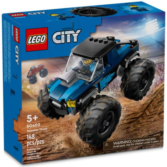 Buy LEGO City toys online India Sam's Toy World Ahmedabad . LEGO City Monster Truck box 148 pcs blue off road truck for ages 5+