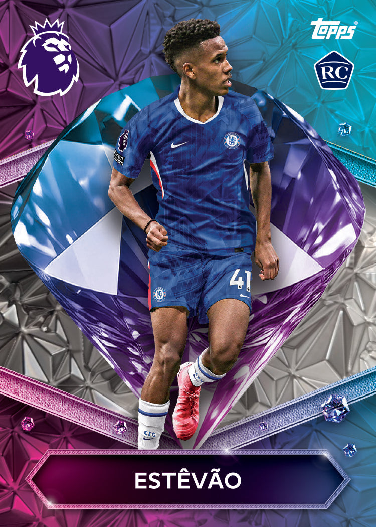 Football trading cards Ahmedabad store Topps Premier League 2026 | Debut Edition | Standard Starter Pack | Sam's Toy World Ahmedabad featuring player Estêvão