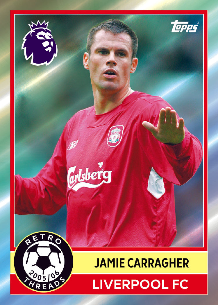Football trading cards Ahmedabad store Topps Premier League 2026 | Debut Edition | Standard Starter Pack | Sam's Toy World Ahmedabad featuring Jamie Carragher