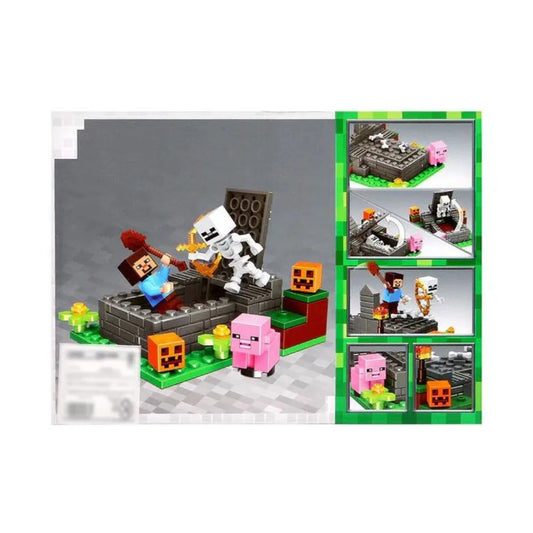 Colorful Minecraft block set by Sam's Toy World Ahmedabad featuring characters and building elements for creative play