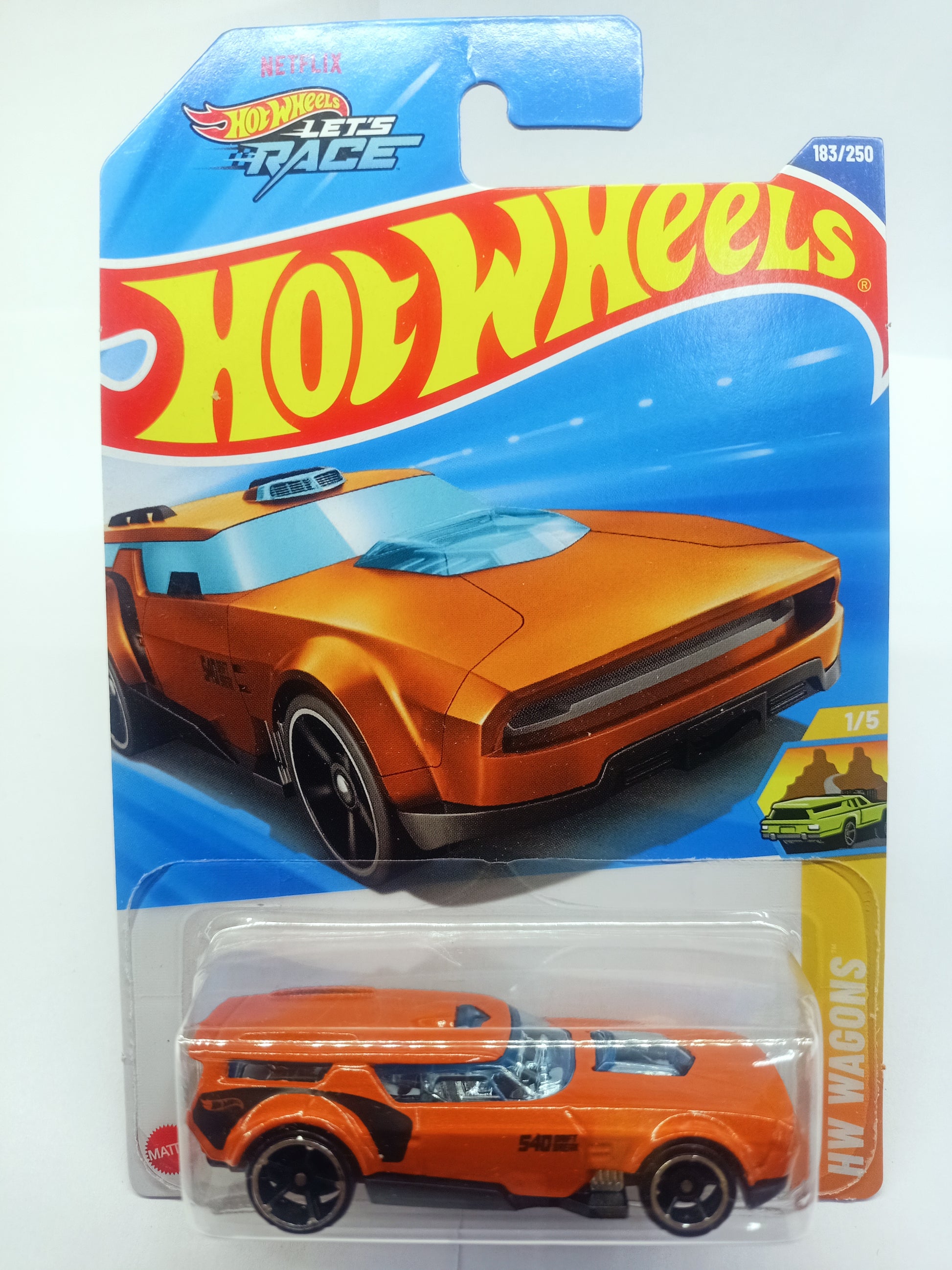 Hot Wheels orange toy car in packaging from Sam's Toy World Hot Wheels collection in Ahmedabad