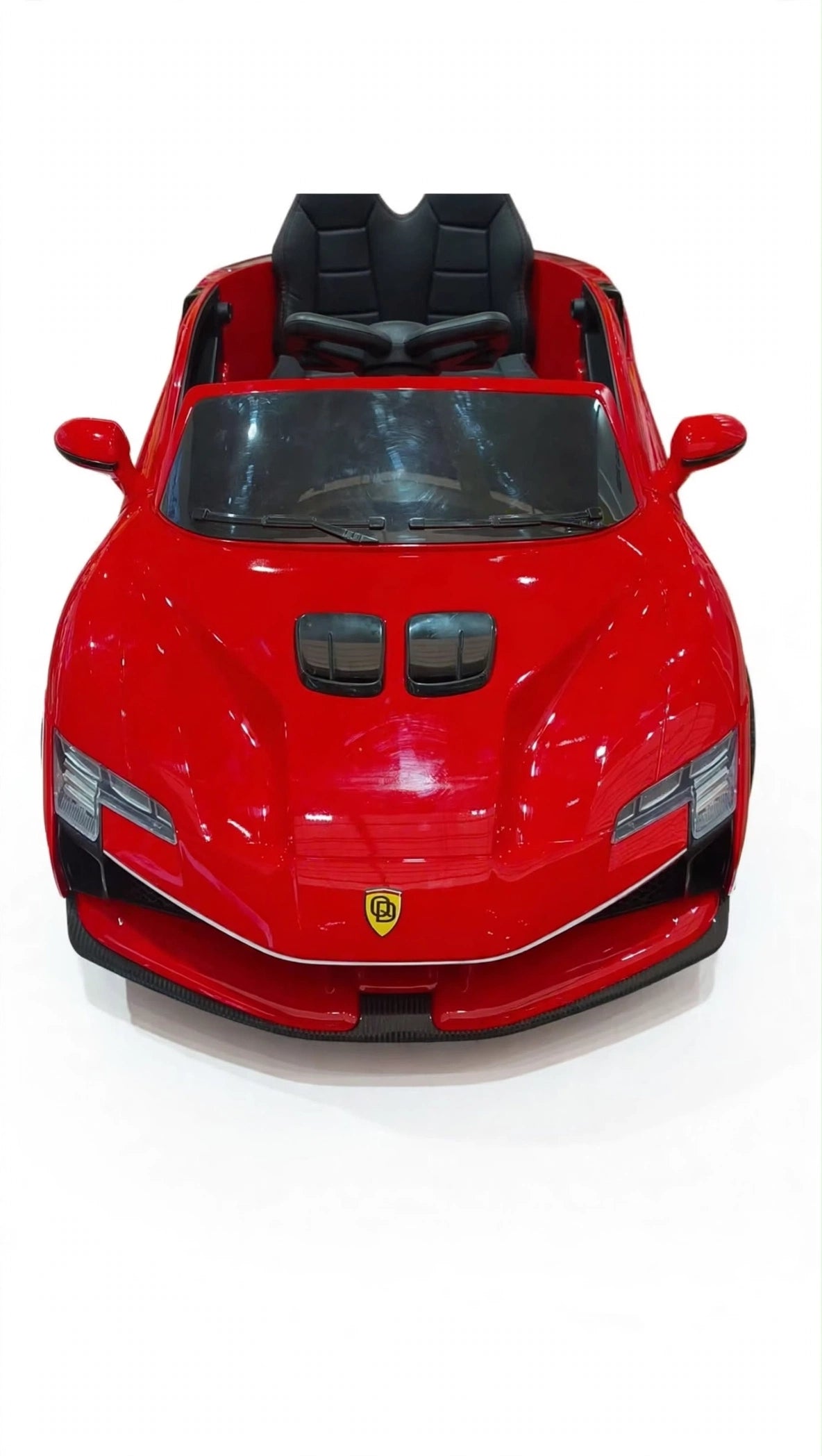 Kids Ferrari Rechargeable Electric Ride on kids car by Sam's Toy World Ahmedabad in red for ages 3 to 8