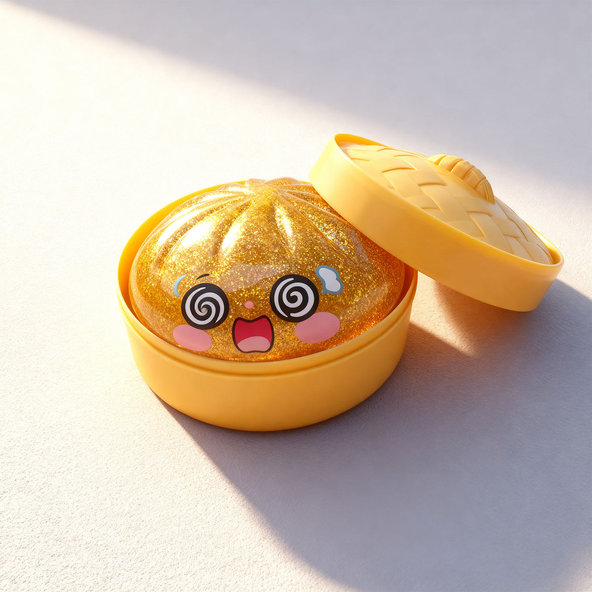 Yellow pineapple-shaped squeeze stress toy at Sam's Toy World Ahmedabad, perfect for relieving stress