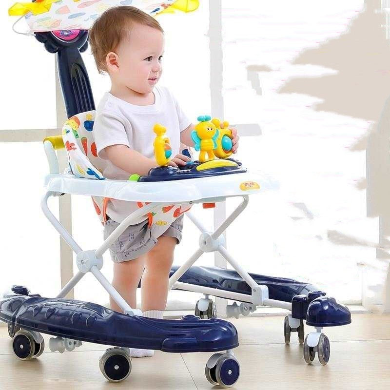 Colorful baby walker Sam's Toys World Ahmedabad suitable for infants aged 6 to 18 months with toys