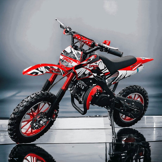 49CC kids dirt petro bike Ahmedabad Sams World red and black children's dirt bike with rugged tires