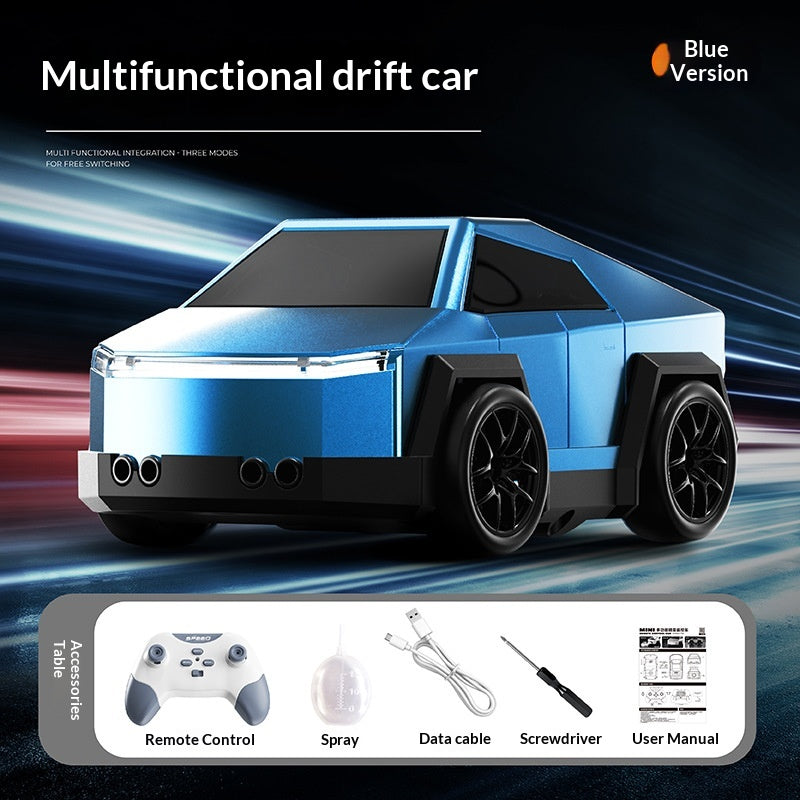 Blue multifunctional drift car remote control for ages 8 and up from Sam's Toy World with smart electric vehicle charging